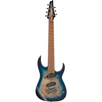 Ibanez RGMS7PB Multi Scale 7 String Electric Guitar - Cosmic Blue Starburst image 5