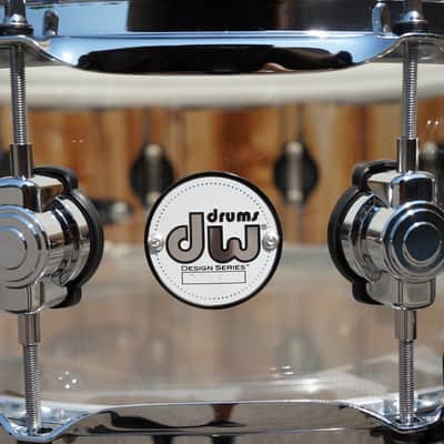 DW Design Series | Seamless Clear Acrylic Shell 10 Lug | 6x14 Snare Drum 2025 Model image 2