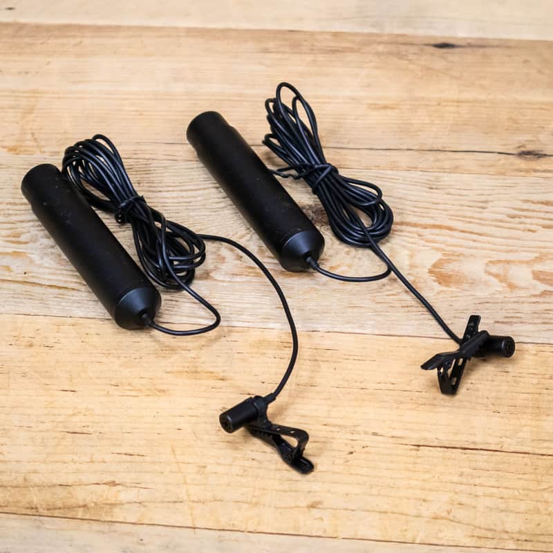 Movo LV4-O2 Stereo Pair Omnidirectional Lavalier Microphones LV4 Lapel U283635 image 1