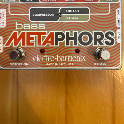 Electro-Harmonix Bass Metaphors Preamp / EQ / Comp 2008 - 2019 - Red image 4
