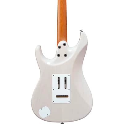 Ibanez AZ Prestige AZ2204N-AWD 6-String Solid Body Electric Guitar with Rosewood Fretboard, Right-Handed, Antique White Blonde image 5