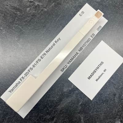 ORIGINAL Yamaha/Korg Replacement E/B Key (NB107560) for Yamaha DX7/DX5/DX9, SY77/SY85/SY99, Korg M1, Wavestation, Z1, etc