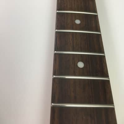 Lefty MJT Custom Aged Relic Fender Strat Guitar Neck Amber Nitro Lacquer Checking image 3