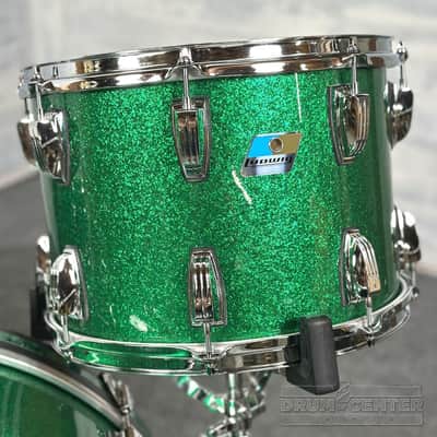 Ludwig Legacy Maple 4pc Bonham Drum Set Green Sparkle image 5