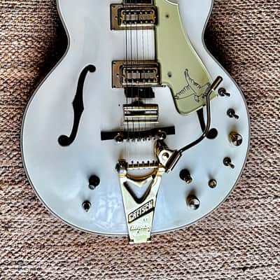 1972 Gretsch White Falcon Stereo 7595 Vintage Double Cutaway Guitar w/ Case Excellent Condition image 3