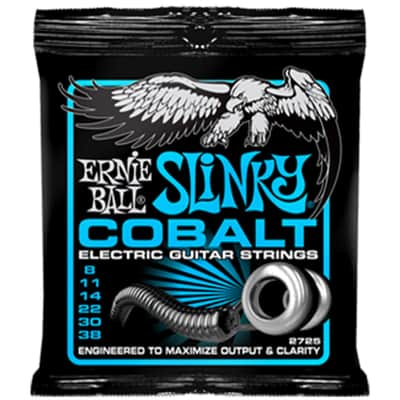 Electric Guitar Strings Ernie Ball 8-38 Cobalt Extra Slinky 100% Genuine image 1