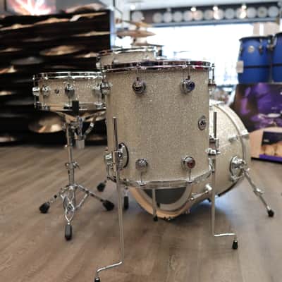 DW Collector's Series "333" Maple 3-Piece Shell Pack 20/12/14" (Broken Glass w/ Chrome Hardware) image 4