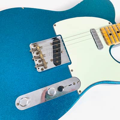 Fender Nocaster 51 Relic Telecaster 20th Anniversary Custom Shop 2015 Blue Sparkle image 7