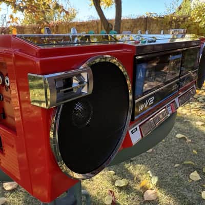 Sanyo MR-WV2(R) Rare Vintage MINT Cassette Boombox Getto blaster Serviced JDM image 24