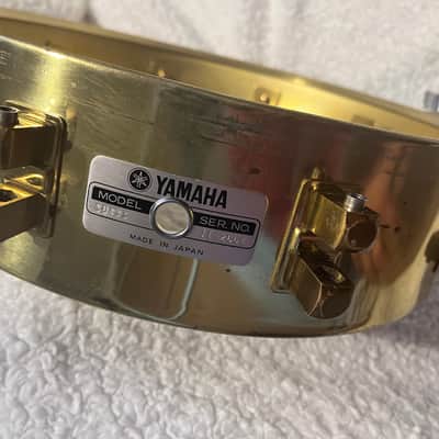 Yamaha SD-493 14x3.5" Brass Piccolo Snare Drum 1987-1996 - Brass image 14