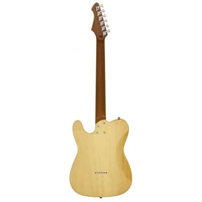 Aria 615 MKII Nashville Poplar Body, Flamed Maple Top, Roasted Maple Neck, New, Free Shipping image 3