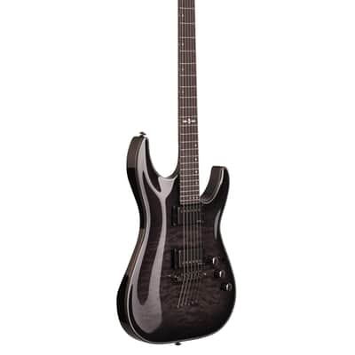 Schecter Hellraiser Hybrid C1 Trans Black Burst image 8