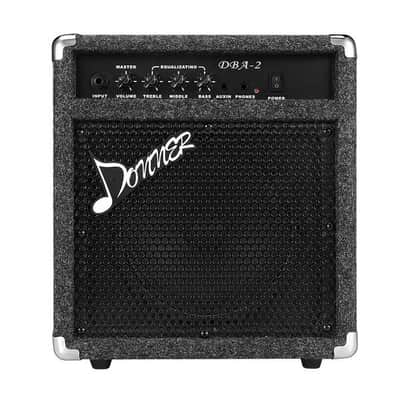 25 Watt Bass Guitar Amplifier DBA Electric Practice Bass Combo AMP with Cable Power Cord image 2