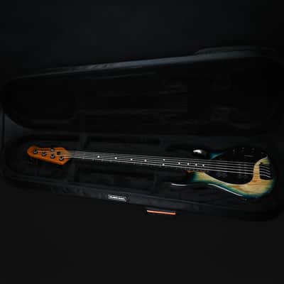 Ernie Ball Music Man StingRay Special 5 HH w/ Ebony Fretboard Bass Guitar- Mean Blue Burst 2026 (K10297) image 5