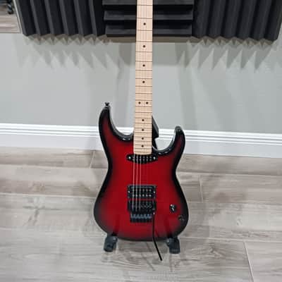Warmoth Custom Built Chambered Red Flame Maple with Black Burst Electric Guitar Listed at HALF PRICE ! image 2