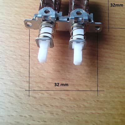 50 pieces -Neve 32430 1063 Dual Isostat 4PDT Pushbutton Switch 8048 8068 Vintage Console image 3