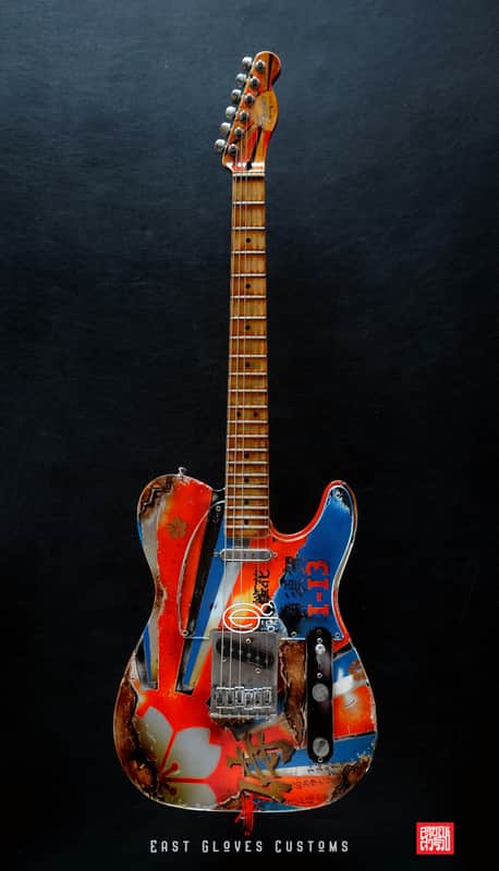 Fender Telecaster MXY-7 Ohka Cherry Blossom Kamikaze V3 Heavy Aged Relic (Limited Edition) image 1
