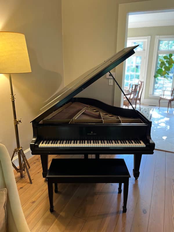 Steinway Model O Grand Piano 1906 - Ebony Satin image 1