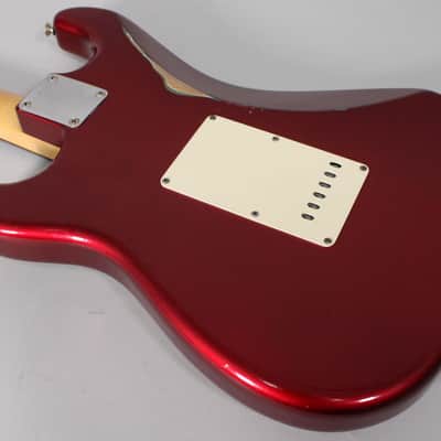2002 Fender Custom Shop 1960 Stratocaster Candy Apple Red Relic w/OHSC image 13