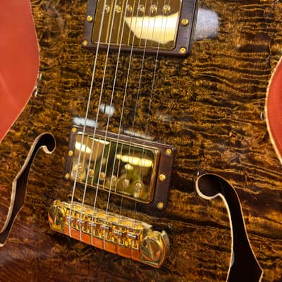 2011 PRS Private Stock Singlecut Hollowbody Bronze image 9