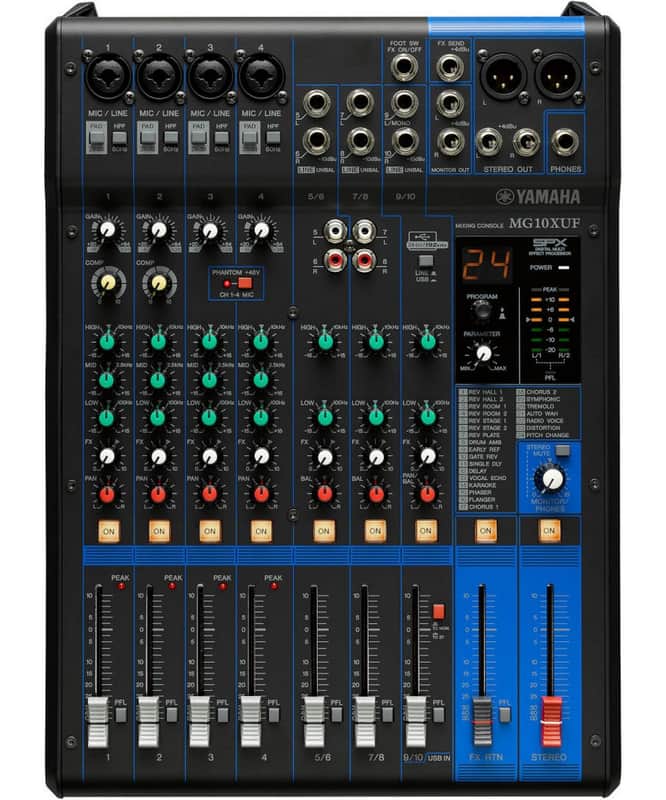 Yamaha MG10XUF Mixer w/Effects image 1