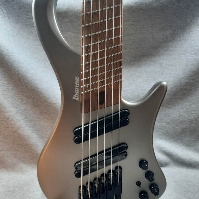 Ibanez EHB1006MS 6-string Bass Guitar 2023 - Metallic Gray Matte