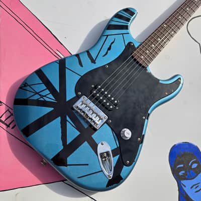 Squier Stratocaster Bullet EVH tribute image 3