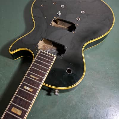 Greco Les Paul Custom Husk 1970's Black Matsumoku image 13