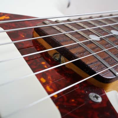 Fender MG-65 Mustang Reissue CIJ 2007 Vintage White US Vintage Grey Bobbin Pickups w/ Bag image 8