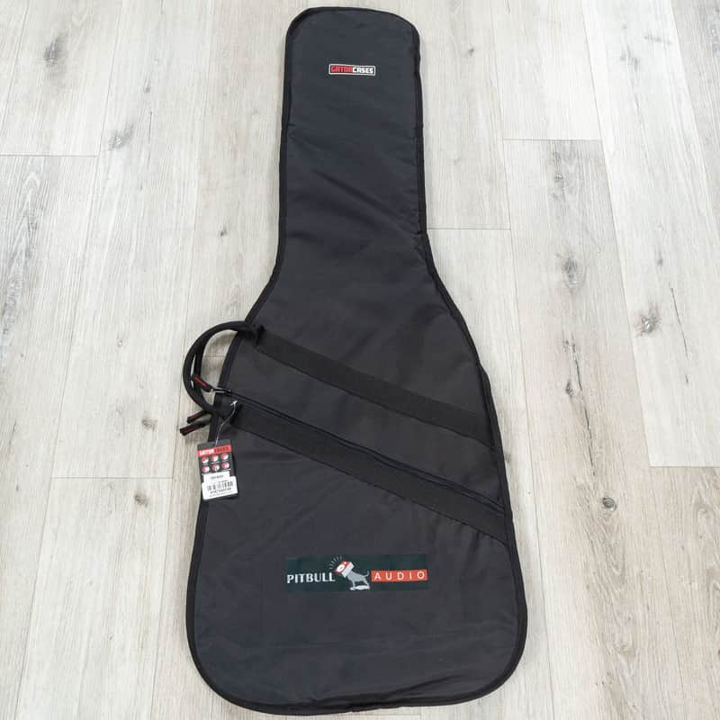 Gator Cases GBE-BASS Electric Bass Guitar Gig Bag, Pitbull Audio Custom Logo image 1