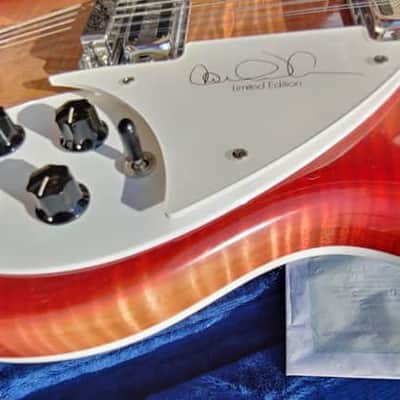 Rickenbacker 360/12CW (Carl Wilson)#94/500 -FLAME GALORE! MINTY! image 11
