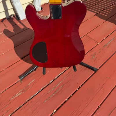 G&L ASAT Deluxe Cherry Sunburst 2000’s - Cherry Sunburst image 11