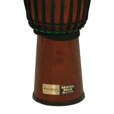 9" African Dancing Djembe Drum image 1