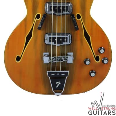1967 Fender Coronado Bass II - Wildwood "Rainbow Golds" image 2