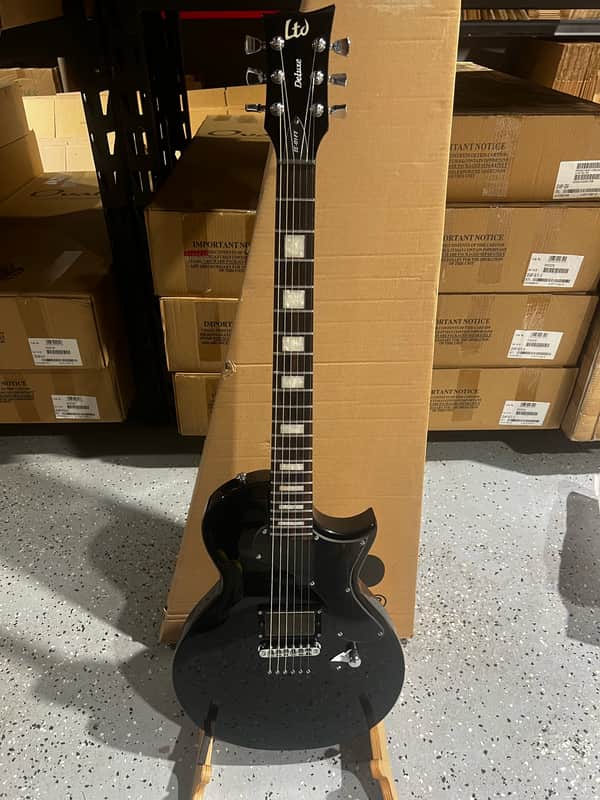 ESP LTD EC-01FT Electric Guitar - Black image 1