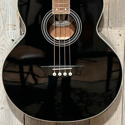 NEW Dean EAB Acoustic-Electric Bass - Black, Support A Local Music Store and Buy Here!!! image 1