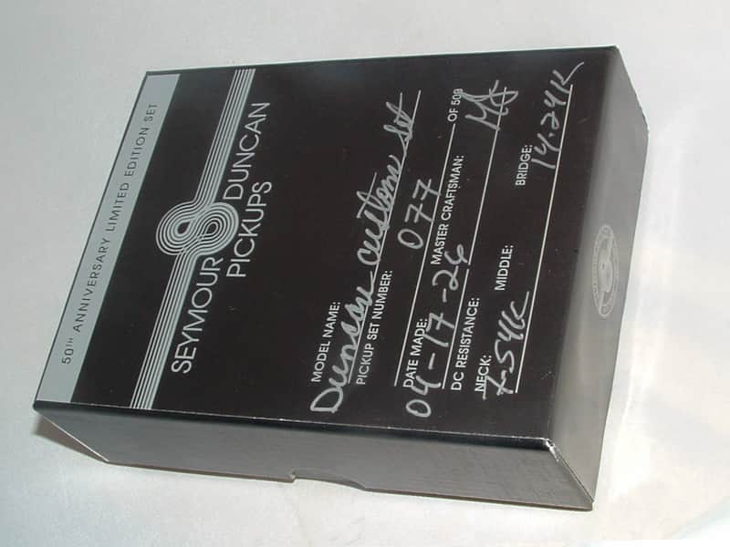 Seymour Duncan 50th Anniversary Limited Edition Duncan Custom Set (Black) Set #077 image 1