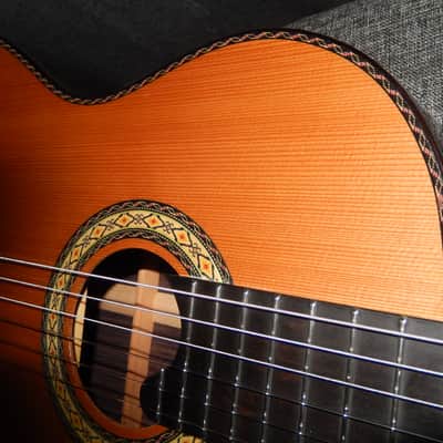 FABULOUS "EL VITO" CONCERT RC - CUSTOM MADE - TORRES STYLE CLASSICAL GUITAR - CEDAR/INDIAN ROSEWOOD image 11