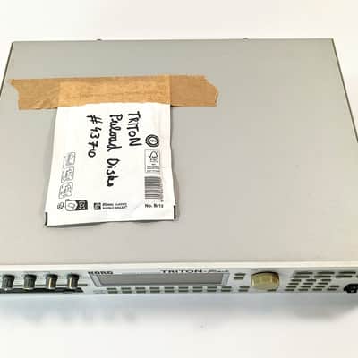 Korg Triton Rack Rackmount 60-Voice Polyphonic Workstation 2000 - 2005 - Silver - MAXED OUT + EXPANSION BOARDS image 4