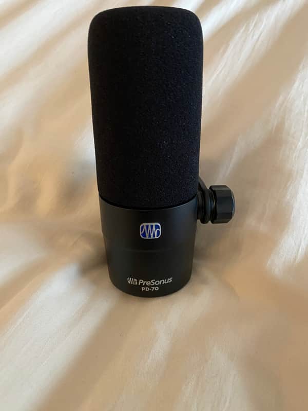 PreSonus PD-70 Cardioid Broadcast Dynamic Microphone 2020 - Present - Black image 1