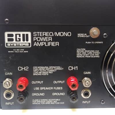 BGW 500D Stereo Power Amplifier - King Of Bass! - Awesome Sound! - Super Clean! image 7