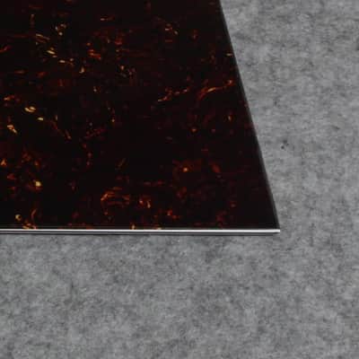 12 x 17 Inch Blank Guitar Pickguard Material Scratch Plate Backplate Sheet for Electric Guitar Bass Pickguard Custom, 4Ply Brown Tortoise Shell image 3