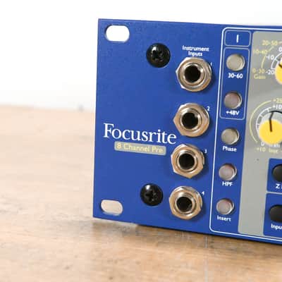 Focusrite ISA828 8-Channel Microphone Preamp w/ Optional Digital Card CG012FD image 5