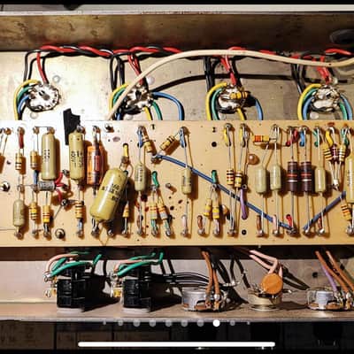 Marshall Super Tremolo 100W JMP (1959T) – 1971 – Original Red Tolex – Mustards & Drakes – AC/DC Era image 20