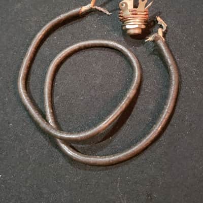 50’s Les Paul Jack 17” Insulated Wire Vintage Gibson Switchcraft Output 1950’s image 1