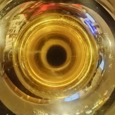 King 4b Silver Sonororus Trombone 1972 - Silver and Gold Lacker image 4