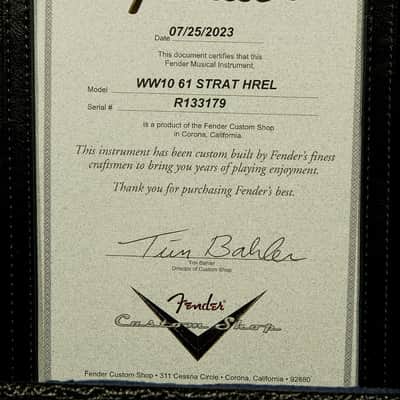 Fender Custom Shop Wildwood 10 1961 Stratocaster - Heavy Relic image 8