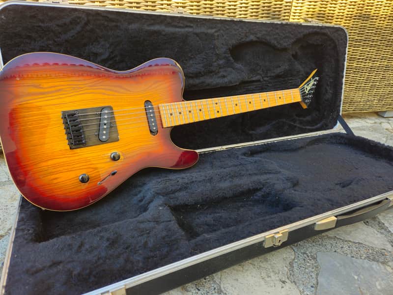 Charvel The Legend / Model 7 SS with Maple Fretboard 1986 - 1989 - Sunburst image 1