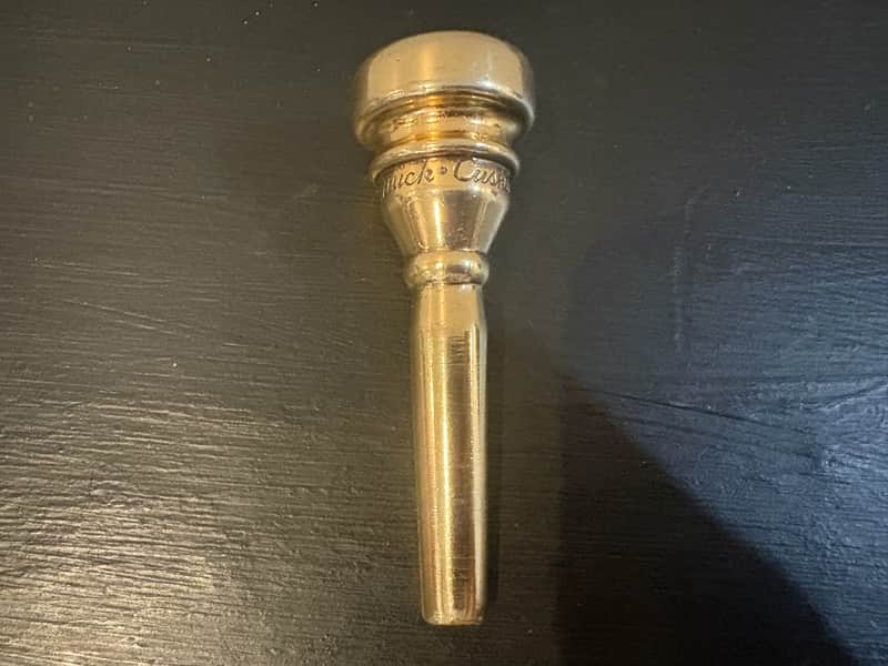 Vintage Rudy Muck Cushion Rim Gold Plated 15S Trumpet Mouthpiece image 1