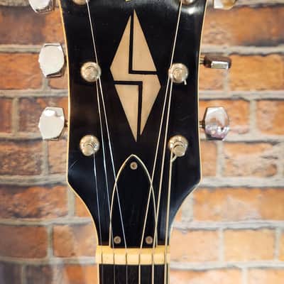 Vintage 1980s Hondo HL737 Singlecut LEFTY Sunburst image 2